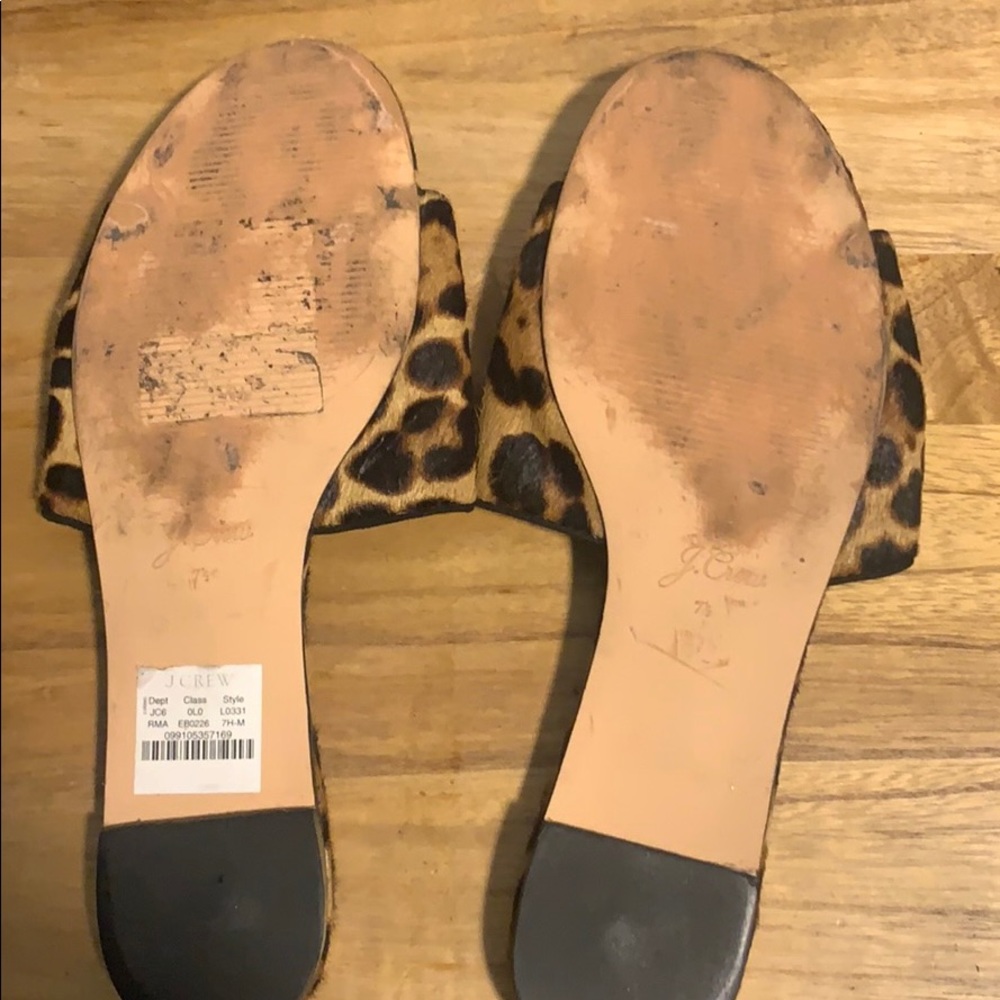 Jcrew calf hair flat sandals - Picture 4 of 4